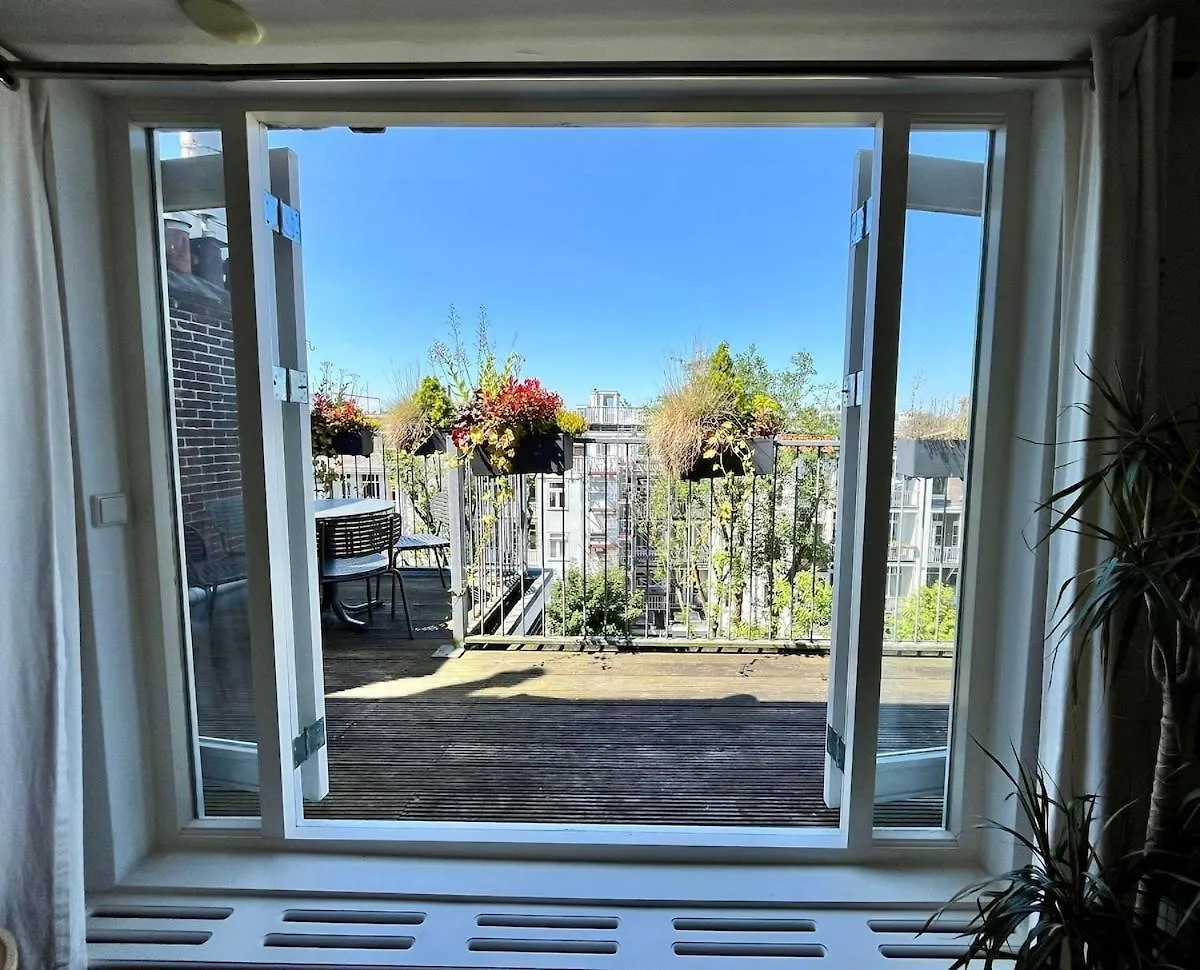Spacious Apartment With Roofterrace By Vondelpark Amsterdam Hollanda